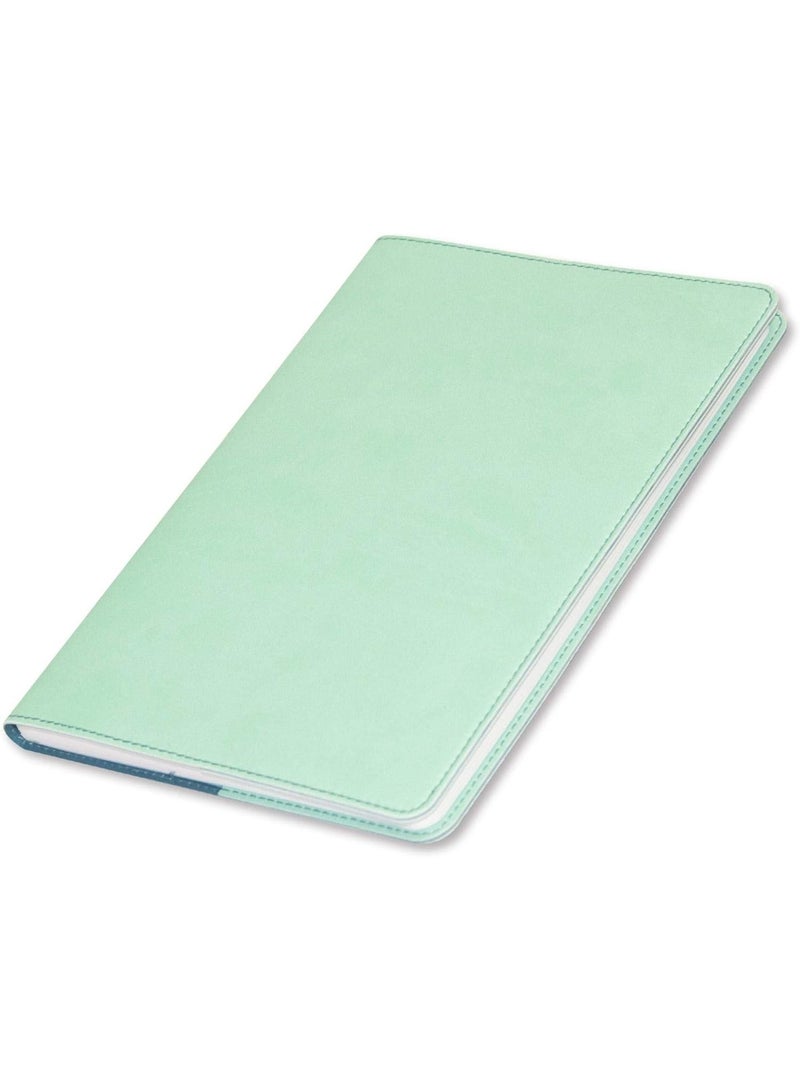 Fis Executive Soft Cover Notebook, Italian Pu Cover, Single Ruled, 96 Sheets With Gift Box, Green Color, A5 (148 X 210 Mm) - Fsnba5gr - Image 1
